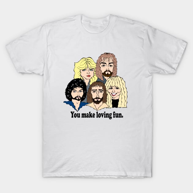 FLEETWOOD MAC FAN ART!! T-Shirt by cartoonistguy